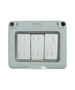 Bộ 3 công tắc 1 chiều chống thấm IP55 Duhal K1V108